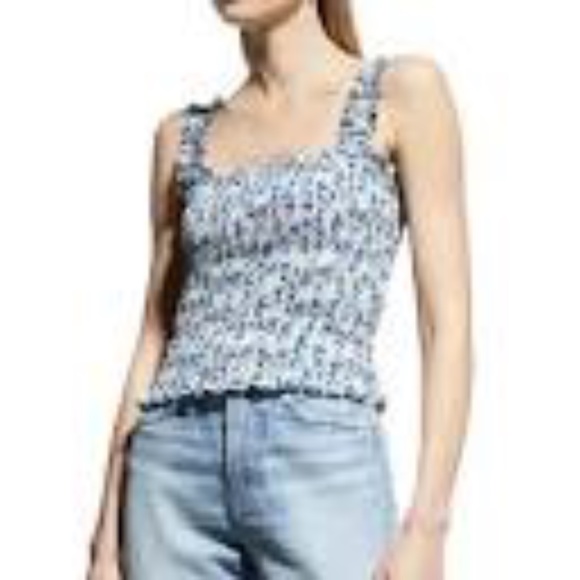 New Veronica Beard Averie Tank in cobalt blue - Picture 2 of 2